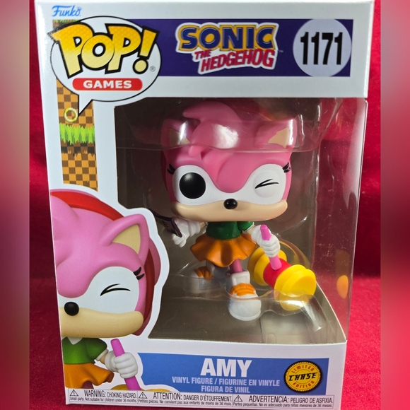 Amy Rose Funko # 1171 (Nib) With Pop Protector - Picture 2 of 7